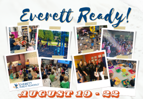  In EPS, kindergarten starts with Everett Ready!